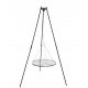  Garten-Dreibeingrill 190 cm + Gitter 70 Chrom
