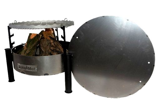  XL-KAMIN + VERSTELLBARER ROST + S10-ABDECKUNG