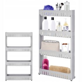  MOBILER Badezimmerschrank, Regal auf Rollen, Regal