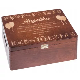  Geschenkbox zum 18. 30. Geburtstag mit Gravur!