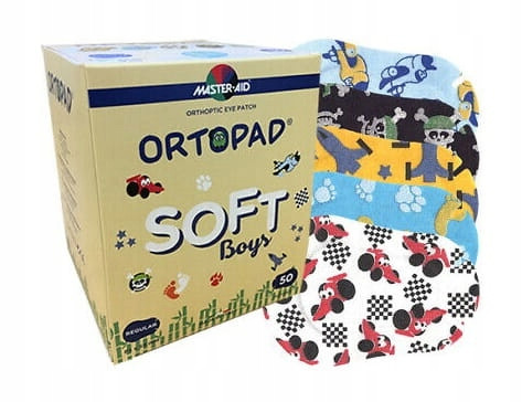 Ortopad SOFT BOYS Augenpflaster für Kinder - Behandlung von Schielen und Amblyopie