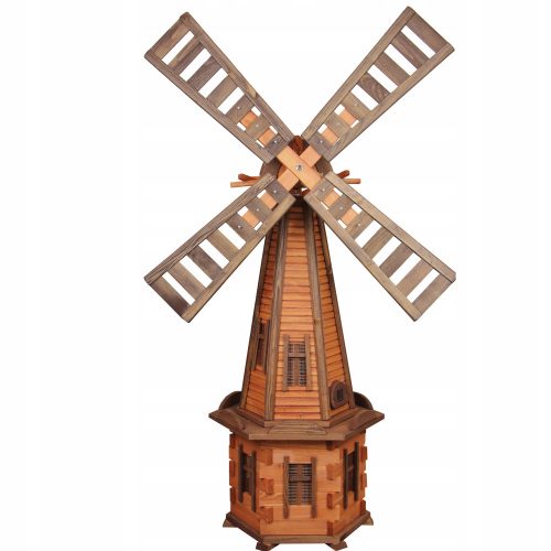 Gartenwindmühle aus Holz Windmühlen 170cm, 3 Typen