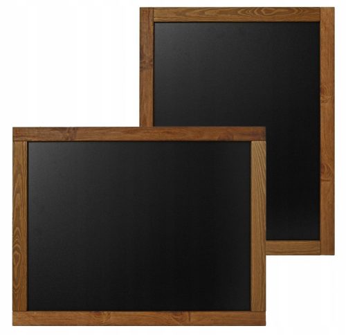 KLEINE KREIDETAFEL, HOLZRAHMEN, VERTIKAL, HORIZONTAL