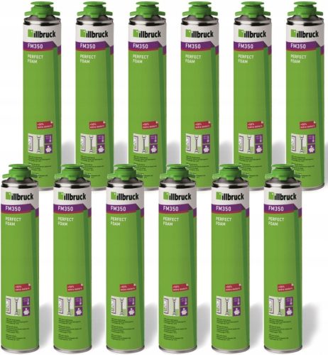 12x Illbruck FM350 Perfekt 880ml Montageschaum