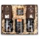  GROSSER GESCHENKKORB, Set aus Kaffee, Schokolade und Honig