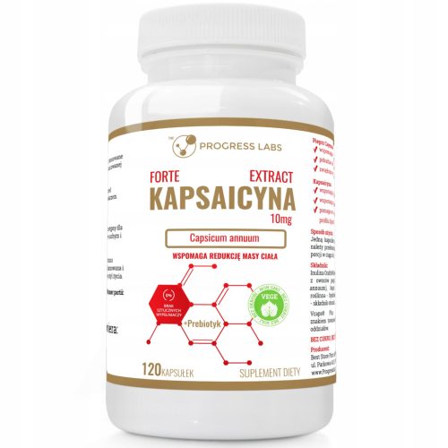 KAPSAICYNAC 10mg FORTE - Hochdosiertes Cayenne-Pfeffer-Extrakt, Vegan