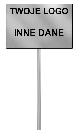Plakettenschildrahmen Parken Sie Ihren Inhalt aus ALUMINIUM