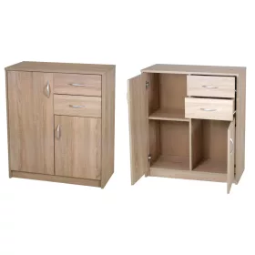  Matkam 2D2S Kommode 74 x 35 x 85cm Sonoma-Eiche matt