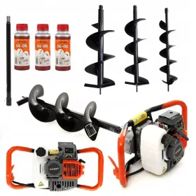 BOHRBOHRER RITCH BENZIN Erdbohrer FI 10/15 + 50CM