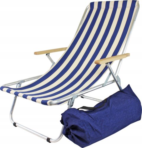 Sonnenliegen und Garten und Terrasse E-Sezon Liegestuhl, Aluminium, blau