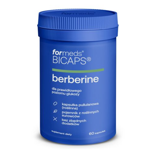 BICAPS® BERBERINE 450mg – 60 vegane Kapseln für Cholesterin und Blutzucker