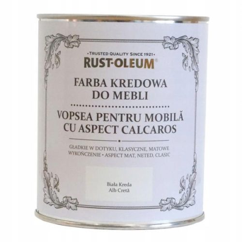 Acrylfarbe für Möbel Rust-Oleum 0,75 l Weiße Kreide matt