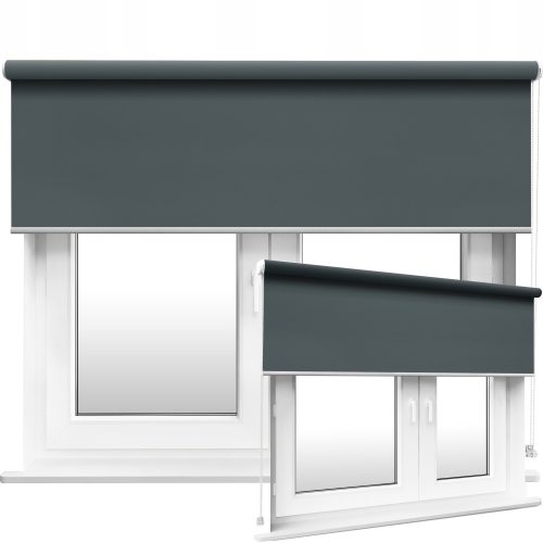 Einfache Mini-Jalousien DecoDesign Verdunkelungsrollo 160 cm x 180 cm