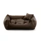  Gutes Bett für einen Hund, Rottöne, 65 cm x 55 cm