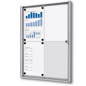 Informationsdisplay 4xA4 - Pinnwand