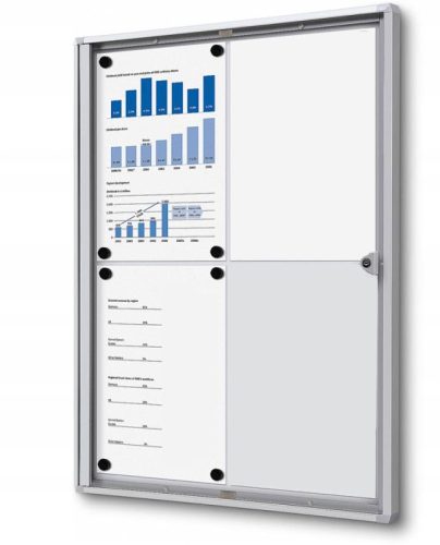 Informationsdisplay 4xA4 - Pinnwand