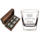 Coole, lustige Gadgets Whiskyglas mit Gravur, 6-tlg. Geschenkbox