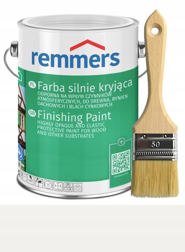 Hochdeckende Farbe Remmers 9016 weiß 2,5 l