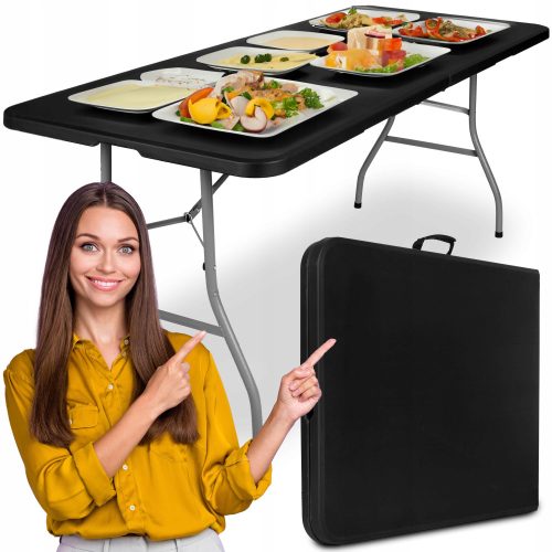 Tisch für Garten und Terrasse - eHockers Tisch, Kunststoff, Gastronomietische, schwarz