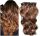 Haarteil, langes Kunsthaar, dunkelbraun, Women's Hair Island