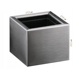  Enigma-Art Blumentopf 17,3 cm x 17,3 x 15,5 cm Edelstahl