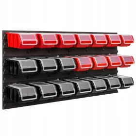  Werkstatt-Werkzeugtafel 78x39 cm + 21 Ablagen