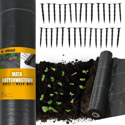  Agrotextilmulch (Anti-Unkraut) Schwarzer Kontrast 160 x 10000 cm 70 g/m²