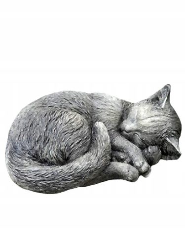  Gartenfigur Schlafende Katze