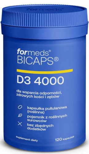 ForMeds BICAPS D3 4000 - Hochdosierte Vitamin D3 Kapseln, 120 Stück