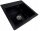 Casabe World Einbeckenspüle AGNES BLACK Granit