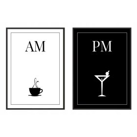   Stilvoller gerahmter Poster-Druck 33x43 cm - passt in jedes Raumambiente