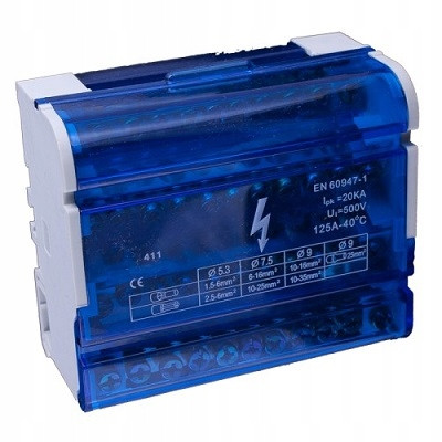 VCX 500 V IP20 125 A Sammelschiene