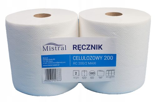 Zellstoffpapierhandtuch Mistral im 2er-Pack, weiß