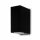  Kwazar Luminaire Gartenwandleuchte schwarz GU10 0 W