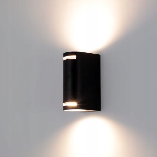 Gartenwandlampen, außen Kwazar Luminaire Gartenwandleuchte schwarz GU10 11 W