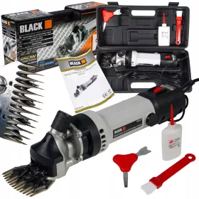  Schwarzer kabelgebundener Universalrasierer mit 850 W