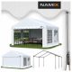 Gartenpavillon, Zelte - NAMIX Zelt 6 Wände 3 x 4 x 2,9 m