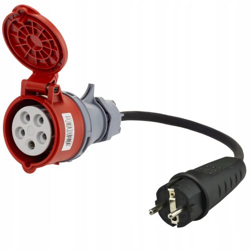  Adelid 16 A 400 V hermetische Steckdose, rot