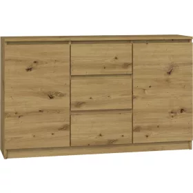    TopEshop 2D3S ARTISAN KPL Kommode 120 x 40 x 75 cm matte Artisan-Eiche