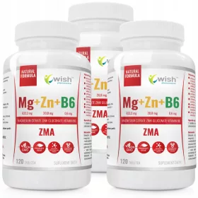   ZMA: Magnesium, Zink & Vitamin B6 - Hochdosierte Formel für aktive Menschen