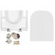  Ramm GAP Toilettensitz, weißer Duroplast