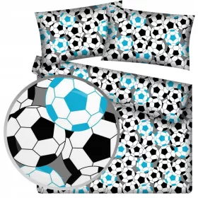  Designpremium Bettwäscheset 160 x 200 cm in Blautönen