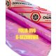 Folientunnel, Kunststoffplatten Folientunnel 8 m² 100 x 800 cm rosa