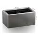  Enigma-Art Blumentopf 32,4 cm x 17,3 x 15,5 cm Edelstahl in den Farbtönen Grau und Silber
