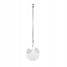    Elho Blumentopf 18 cm x 18 x 16 cm, Durchmesser 18 cm, weißer Kunststoff