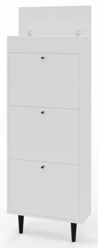  Matkam Schuhschrank 55 x 141 x 21 cm weiß