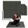  Hop-Sport Trainingsmatte 120 cm x 120 cm schwarz