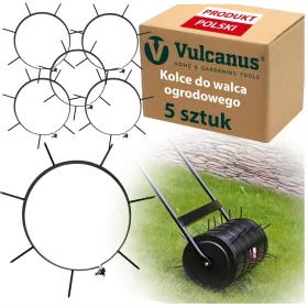  Polierspieße 5 Stück für eine 28-cm-Walze für Graswalze