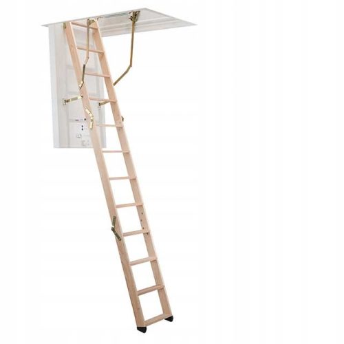 Holzbodentreppe Dolle 70 x 140 cm, maximale Höhe 274 cm