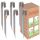 Tribecco KWT 02 Trampolinanker 3 mm Silber, 6 Stück